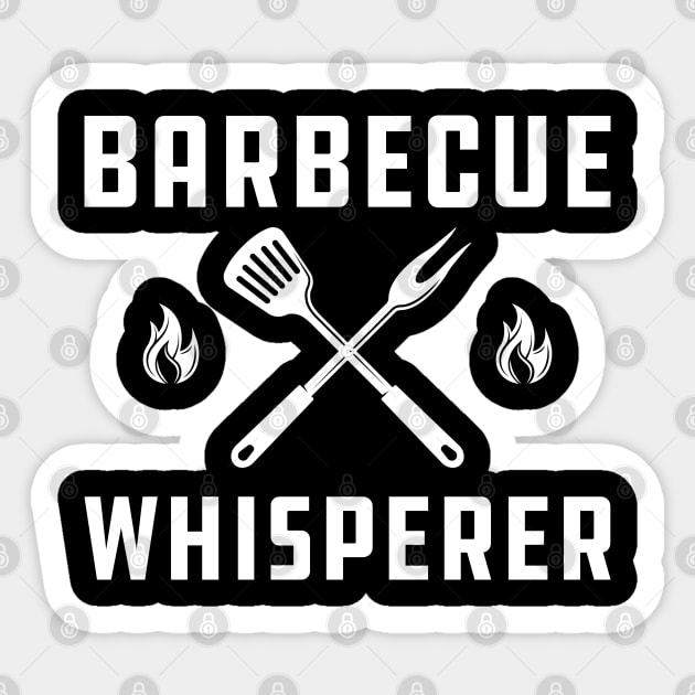 Grill - Barbecue Whisperer Sticker by KC Happy Shop